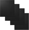 SP101 Fryer Oven Liners, 4 Pack Black 12"x12" Heat Resistant, Non-Stick Baking Mats Compatible with Ninja Foodi Air,