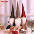 3pcs Christmas Decoration Long Legs Rudolph Doll, Holiday Gift for Children, Hotel Mall Window Decor