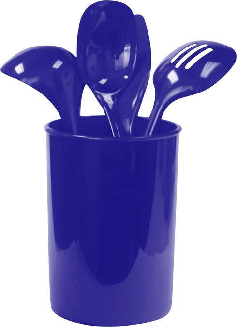 Reston Lloyd 82951 5-Piece Indigo Calypso Basics Utensil Holder Set