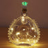 2PCS Uonlytech Wine Bottle Cork Lights with String Lights, USB Rechargeable Bottle Lights Flash Diamond Light Fairy