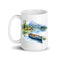 Lake Scene with Canoe Ceramic Coffee Mug, 15oz