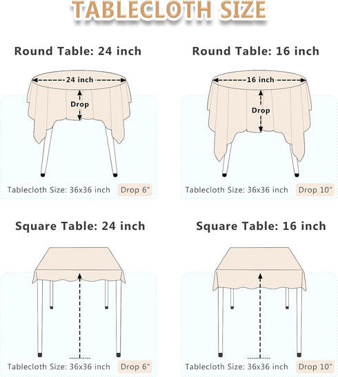 ShinyBeauty Gold Sequin Tablecloth - Sequin Table Overlay for Wedding/Party/Event Decoration (36inx36in)