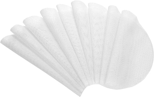 10 Pcs 10 inch Non-stick Silicone Steamer Mesh Mat, Reusable Bamboo Steamer Liner Pad for Home Kitchen Cooking