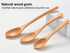 UANJBYO 6 Set 3 (4.9", 5.9", 7.1") Piece Small Wooden Spoons - Premium Beech Wood Spoons in Sizes for Honey, Tea
