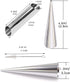 Stainless Steel Cream Horn Molds - 21 Pcs Cannoli Form Tubes & Conical Mold