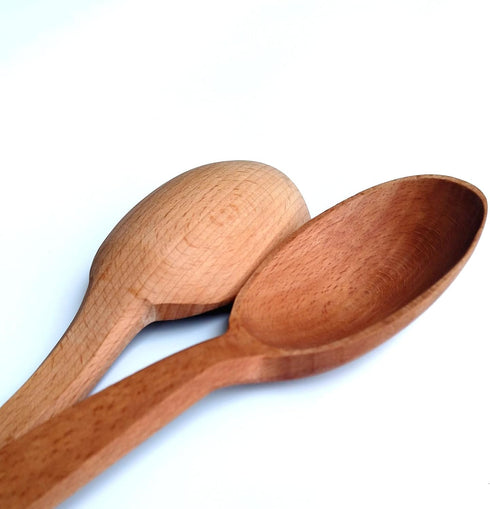 14-inch Large Wooden Spoon, Heavy Duty Non-Stick Cooking Spoon with Strong Long Handle for Stirring and Mixing