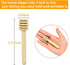 WEFOO 100 3 Inch PCS Wooden Honey Dipper Sticks, Honey Sticks Mini Honeycomb Sticks, Mini Honey Dipper Honey Stirrers