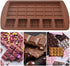 Newk Silicone Break Apart Chocolate Molds, Candy and Energy Bar Molds, Pack of 6