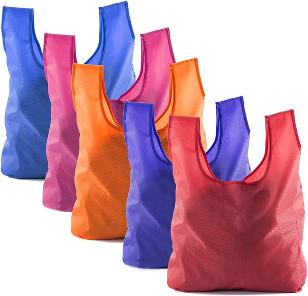 Mato & Hash Reusable Grocery Bags | Foldable w/Integrated String Pouch |