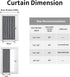 Easy-Going Blackout Door Curtains, Rod Pocket Privacy Light Filtering Sidelight Curtains with Tieback, 1 Panel
