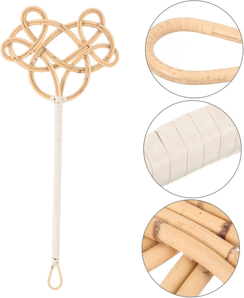 GANAZONO Rattan Cotton Quilt Home Dust Remover Cleaning Tool for Comforter and Blanket Dust Collection, Household