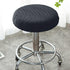 Garneck 1pc Round Stool Cover, Slipcover for Counter Stool, Bench, Outdoor Recliners, Dining Chair Polyester Cover