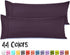 Soft Pillowcase Lightweight Purple Eggplant Microfiber Body Pillow Cover, 20x54 Inches, Set of 2 by Nestl