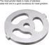 MECCANIXITY Meat Grinder Plate - 7mmx54mm Iron Alloy Chopper for Grinders