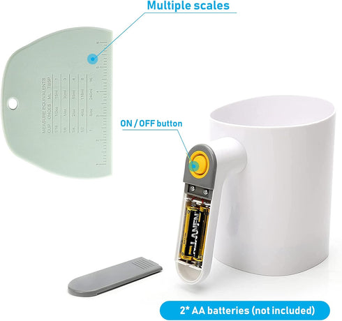 Electric Flour Sifter, Battery Operated Sieve for Baking, Handheld Cooking Tool for Pastry Baking Kitchen Utensil