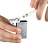 Linkidea 2 Pack Metal Ashtray with Lid - Small Portable Cigarettes Cigars Ashtray for Travelling, Camping, Indoor, Home