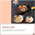 UPKOCH Small Egg Frying Pan, Non Stick Skillet for Mini Omelets, Stainless Steel Pancake Maker (12cm)