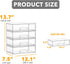 Countertop, 4 Pack, 4L, 13.7"H SpaceAid Bottle Storage Organizer Baby - Acrylic Bottles Station Organizer Container