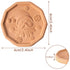 Starrth 2PCS Terracotta Brown Sugar Saver, Reusable Brown Sugar Keeper Terra Cotta Sugar Softener Container Disc