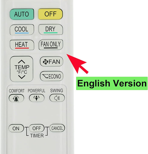 RCECAOSHAN Replacement for Daikin Air Conditioner Remote Control, FTK09NMVJU FTX09NMVJU FTK12NMVJU FTX12NMVJU