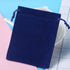Teensery 25 Pcs Velvet Cloth Drawstring Bags, Jewelry Pouches, Gift Packaging, Party Wedding Favor, 2 x 2.75 Inch