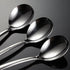 Premium 18/10 Stainless Steel Large Round Soup Spoons, 8.2" Long, Dishwasher Safe, 2 Pack