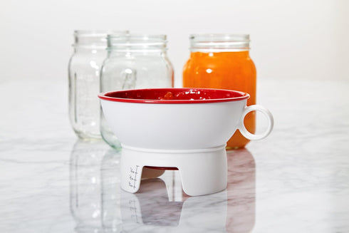 PrepWorks Stainless Steel Canning Funnel for Easy, Mess-Free Canning and Pouring into Jars