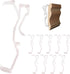 Amazing Drapery Hardware 2.5 Inch Clear Valance Clips for Blinds & Window Shades, 10-Pack