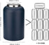 Zenbo 128 oz One Gallon Jug with Straw - Double Wall Vacuum Insulated Water Bottle, Keeps Cold up to 48 Hours