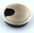 Jetland Desk Grommet for Wire Organizer - Bronze, Fits 2" Hole, GBZ53 (2-Pack)