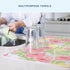 Set, Set 4 ELYN Microfiber Kitchen Dish Towel Quick-Dry & Absorbent Waffle Weave Cleaning Towels, of Kitchen Towels