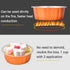 Beasea 50 Pack 8 oz Disposable Ramekins for Baking, Aluminum Foil Cups with Lids, Orange