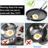 KSENDALO Thin Kitchen Spatula Turner for Egg, Fish, Slotted Flexible Plastic Spatula for Nonstick Cookware, Ideal