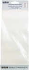 PME Cake Decorating 8" Tall Plain Edge Plastic Side Scraper - 8 x 3.7 Inches, White