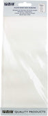 PME Cake Decorating 8" Tall Plain Edge Plastic Side Scraper - 8 x 3.7 Inches, White