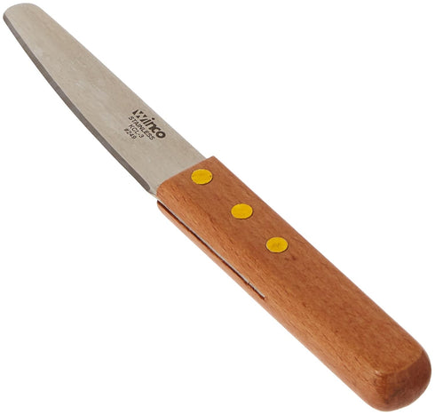 Winco KCL-3 7.5-Inch Oyster/Clam Knife with 3.5-Inch Blade, Medium Stainless Steel