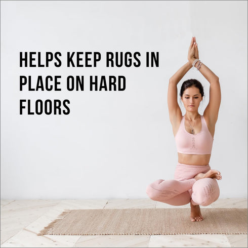 Grip-It Solid Grip Non-Slip Rug Pad, Cushioned for Area Rugs, 3 x 5 ft, Hardwood Floors