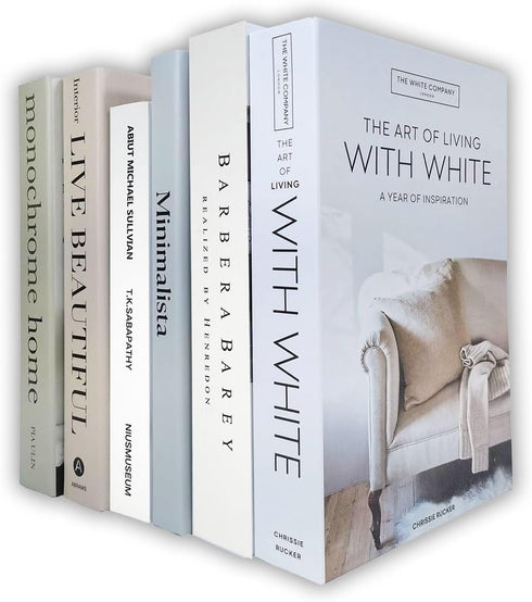 HMMSTR 6 PCS DIY Faux Books for Decoration, Designer Luxury Modern Fake Decorative
