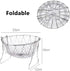 WAFJAMF Deep Fry Basket - 304 Stainless Steel Multi-Function Foldable Chef Cooking Strainer