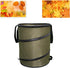 Denpetec Yard Waste Bag,Gardening Bag,10 Gallon Garden Leaf Bags, Release Buckle Camping Trash