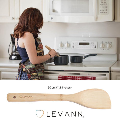 7-Piece Natural Bamboo Cooking Utensil Set