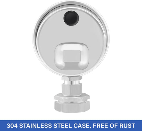 MEASUREMAN Stainless Steel Pressure Gauge for All Series Pressure Cooker, Fits 37 Quart