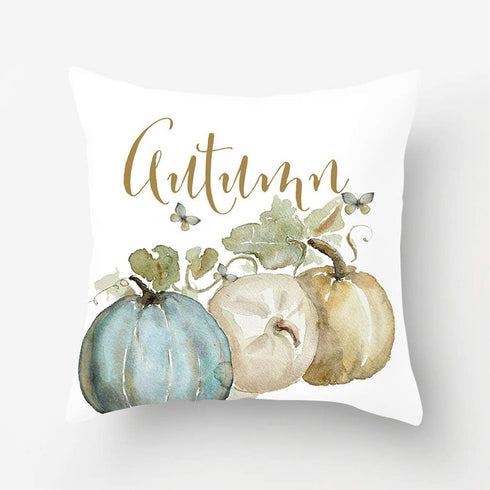 PSDWETS Autumn Decorations Pumpkin Pillow Covers Set of 4, Fall Decor Grateful Thanksgiving Throw Pillow Covers Cushion