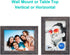 RPJC 5x7 Picture Frames, Solid Wood High Definition Glass for Table Top Display and Wall Mounting