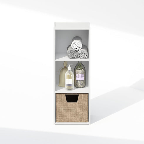 Closet 3-Tier Closet Closet Furinno Reed Organizers and Storage, Organizer, Open Shelf Storage, for Wardrobe, Bedroom