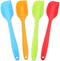 Silicone Spatula Set, 4-Piece Heat-Resistant Non-stick Rubber with Stainless Steel Core