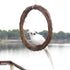 12" Natural Grapevine Wreath DIY Crafts for Christmas Door Hanging, Holiday Festival Wedding Decoration