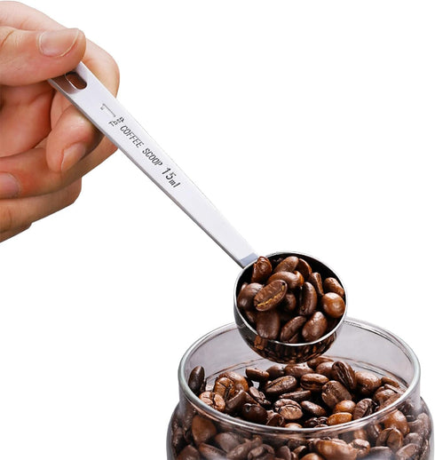 Jasni Stainless Steel Coffee Scoop Spoon, Set of 3, 1 Tablespoon