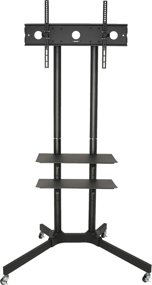 STAND-TV03E SHELF-TV03E VIVO Black Attachable Shelf for TV Cart Series