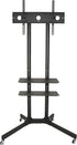 STAND-TV03E SHELF-TV03E VIVO Black Attachable Shelf for TV Cart Series